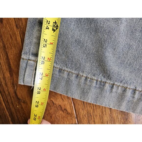 Grade & Gather Anthropologie Wide Leg Straight Leg Denim Jeans Size L Bohemian - Picture 3 of 9